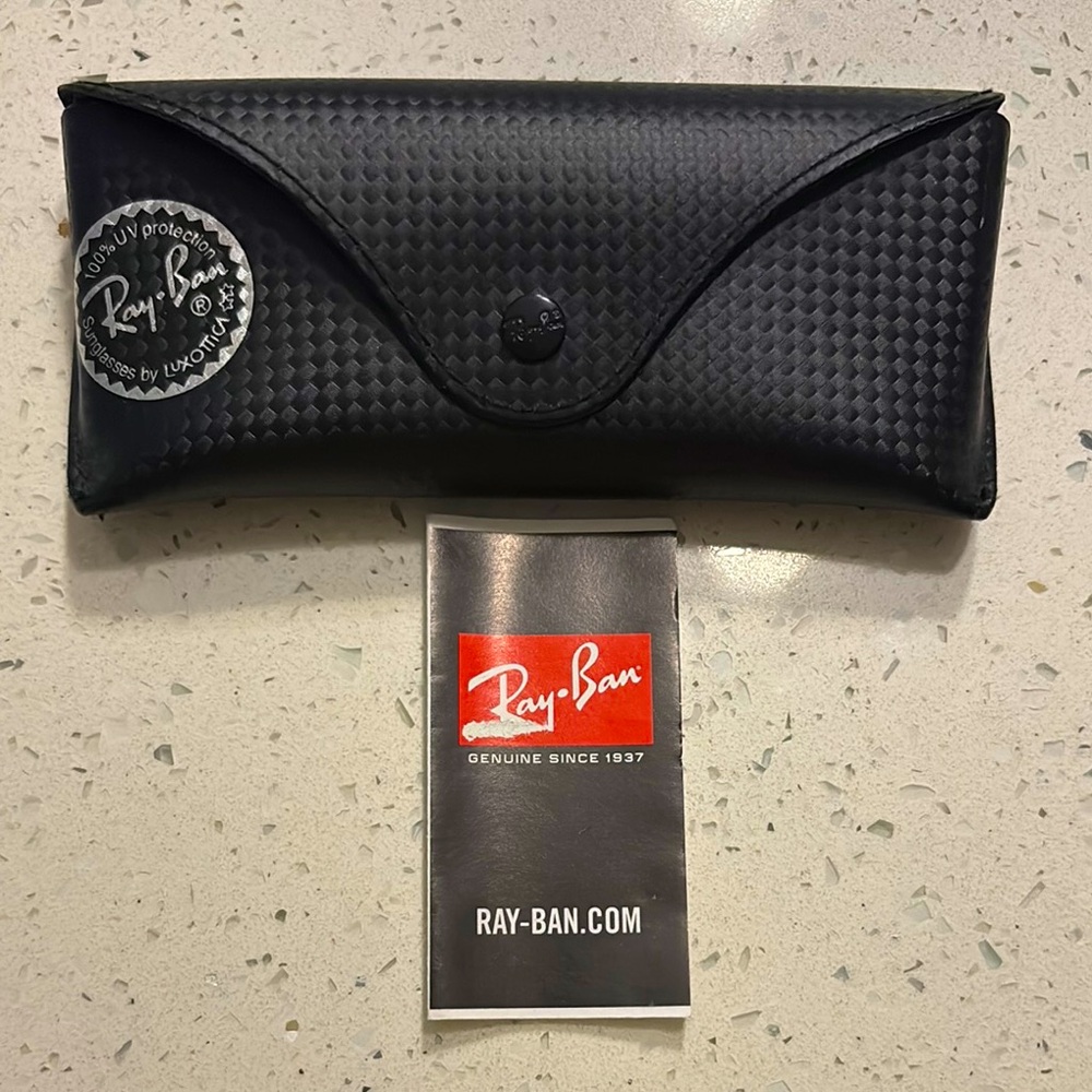 Ray-Ban Textured Black Eyewear Case